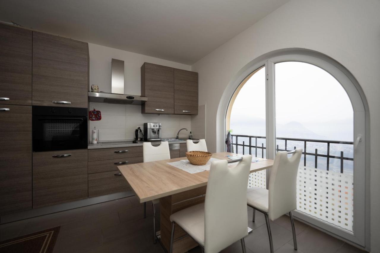 Entire Apartments With Stunning View Cademario Exterior foto