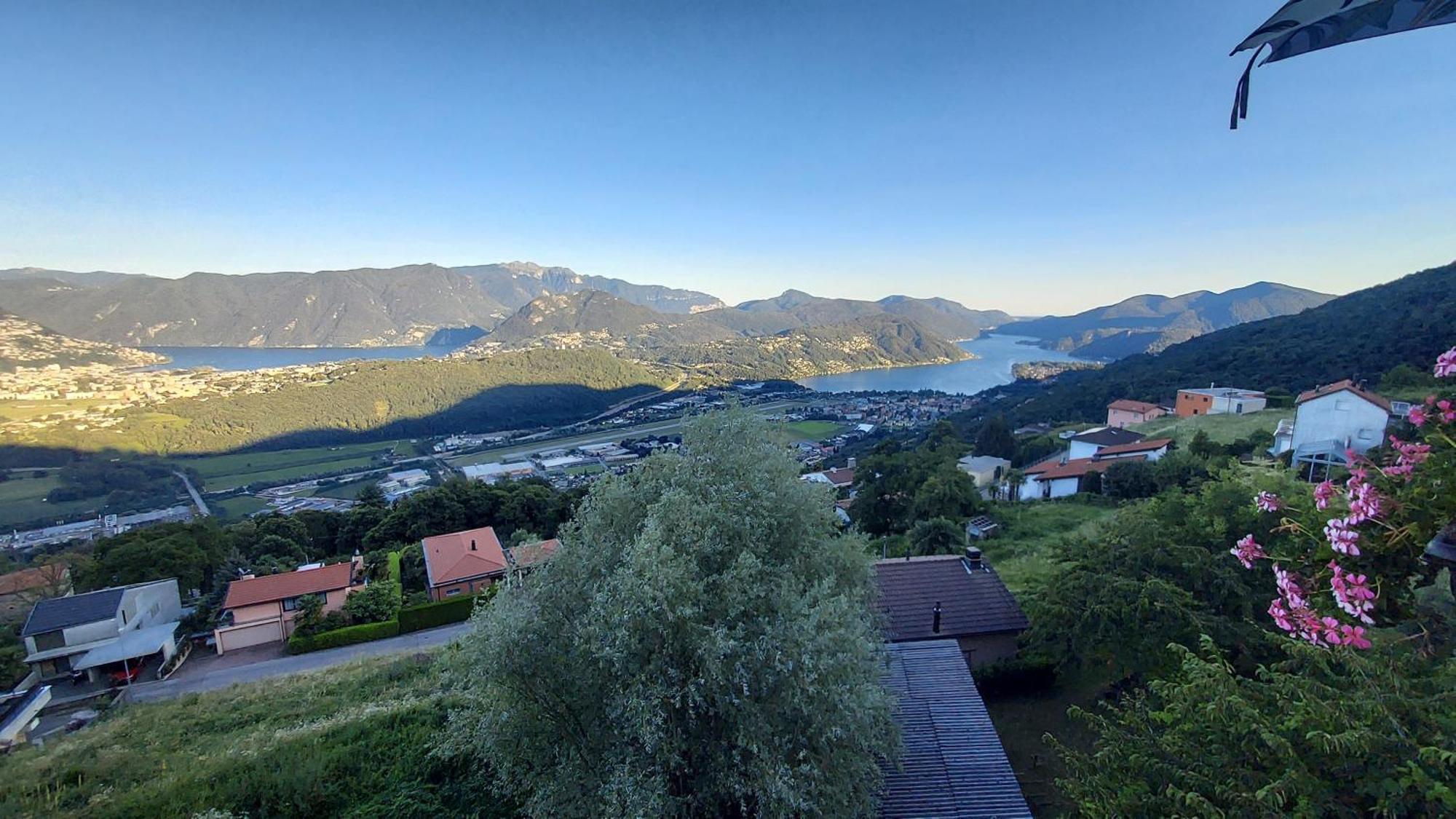 Entire Apartments With Stunning View Cademario Exterior foto